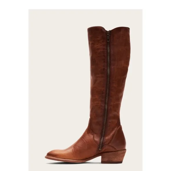 COPY - Women's Brown Leather Knee-High Boots