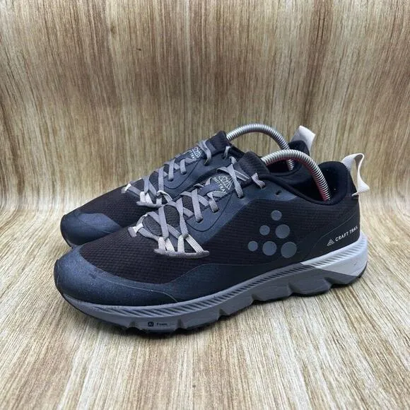 Craft ADV Nordic Trail Men's Size 9 Athletic Running Shoes‎ Sneakers Black Gray