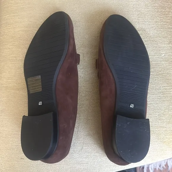 Creazioni Artigiane Wide Fit Loafer Brown Suede w/ Buckle  Size 9.5 / EU 40