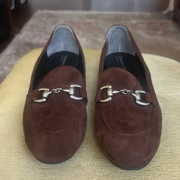 Creazioni Artigiane Wide Fit Loafer Brown Suede w/ Buckle  Size 9.5 / EU 40