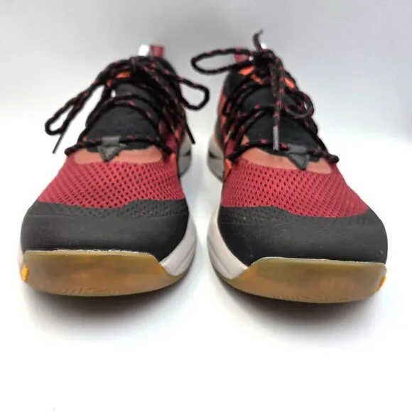 Danner Rivercomber Shoes Mens 10 Red Hiking Water Trail 3in Vibram Sole Sneakers