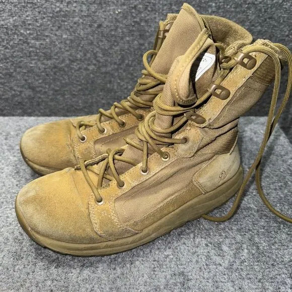 Danner Tachyon 8&quot; Coyote Desert Sand Tan Leather Tactical Boots Men's Size 6 D‎