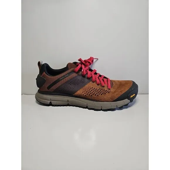 Danner Trail 2650 3&quot; 61272 Brown Red Low Hiking Sneakers Men's 10 Excellent Cond