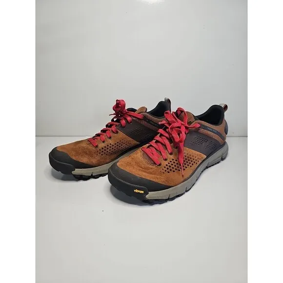 Danner Trail 2650 3&quot; 61272 Brown Red Low Hiking Sneakers Men's 10 Excellent Cond