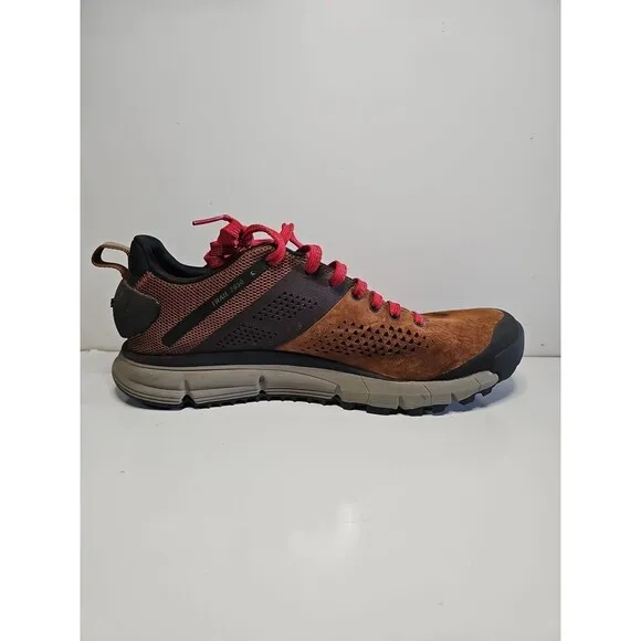 Danner Trail 2650 3&quot; 61272 Brown Red Low Hiking Sneakers Men's 10 Excellent Cond