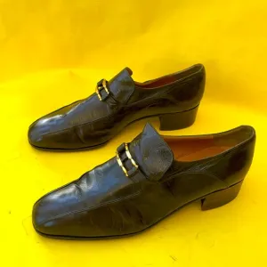 Dark brown Artioli all leather shoes