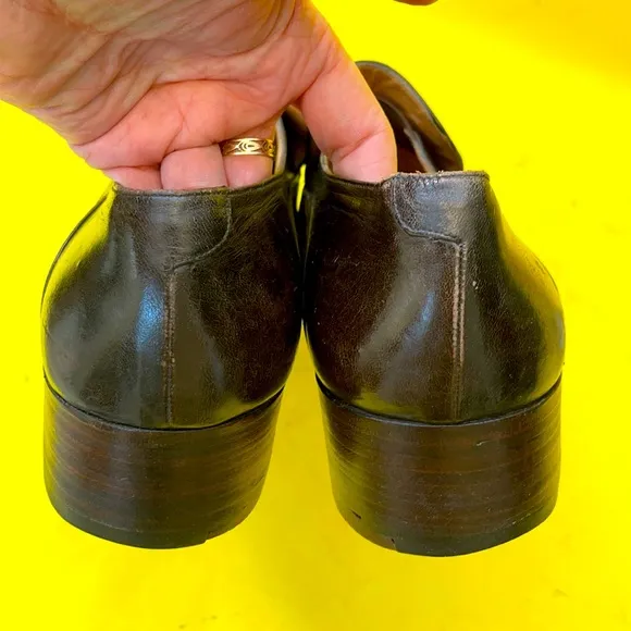 Dark brown Artioli all leather shoes