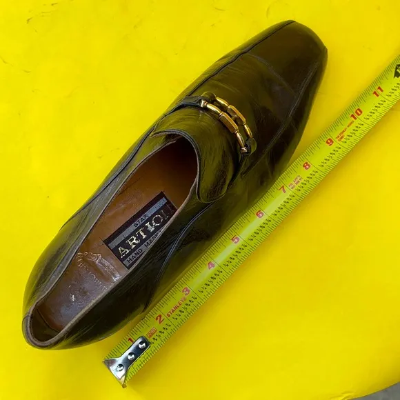 Dark brown Artioli all leather shoes