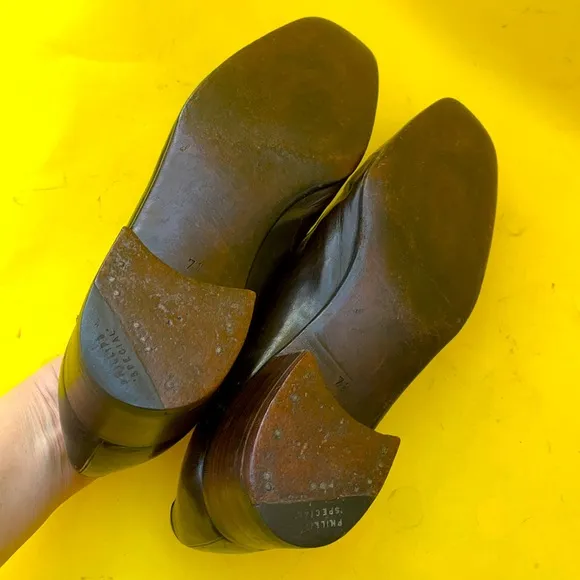 Dark brown Artioli all leather shoes