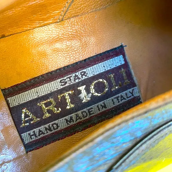 Dark brown Artioli all leather shoes