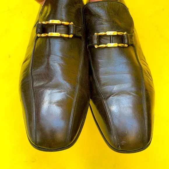 Dark brown Artioli all leather shoes