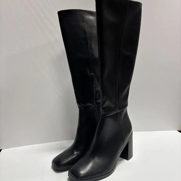 Dolce Vita Women’s Flapper, Black Knee High Boots, Size 10 M