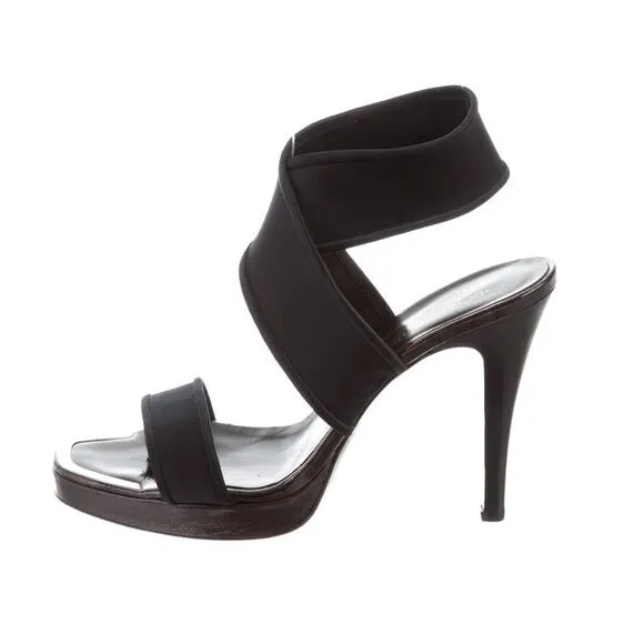 Donald J Pliner Crossover Wrap Open Toe Heel Sandals Size 9