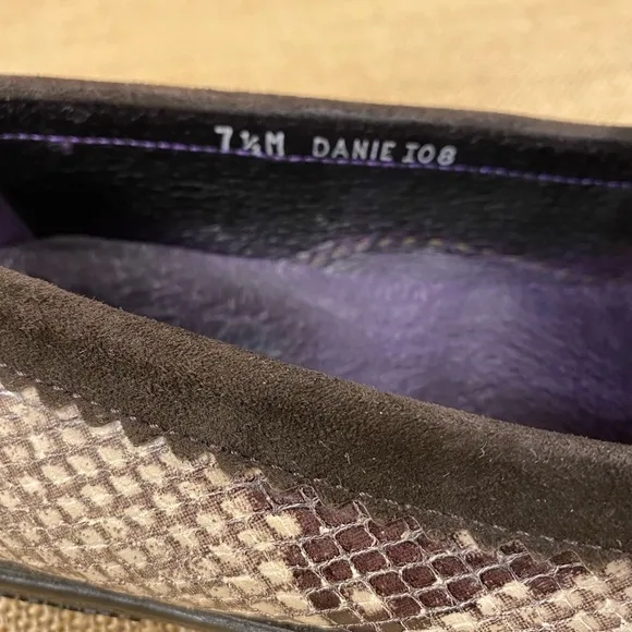 Donald J Pliner Loafers animal print women’s 7.5