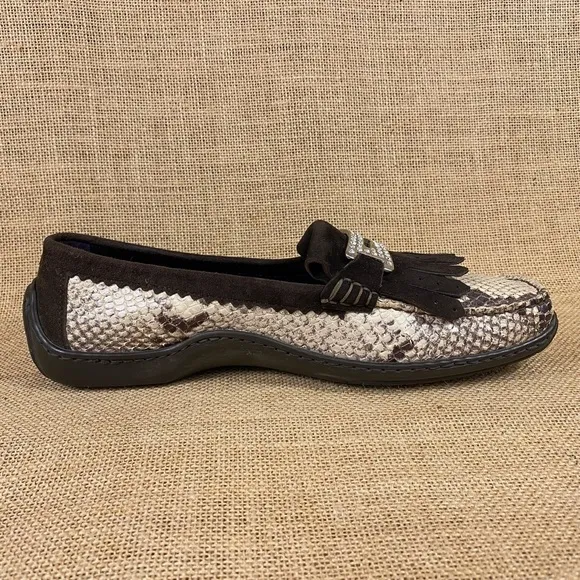 Donald J Pliner Loafers animal print women’s 7.5