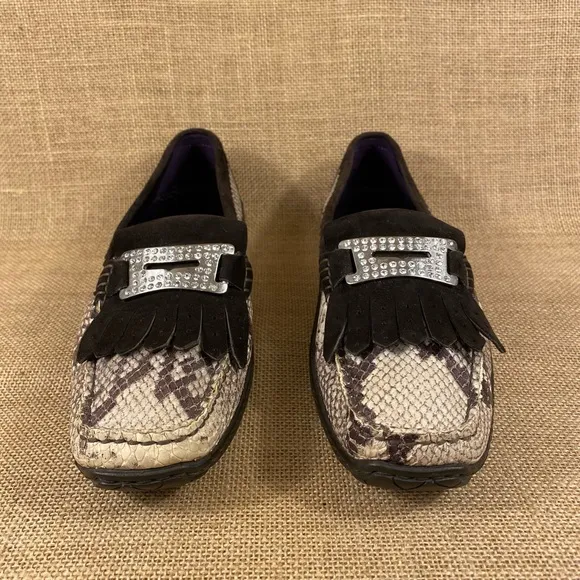 Donald J Pliner Loafers animal print women’s 7.5