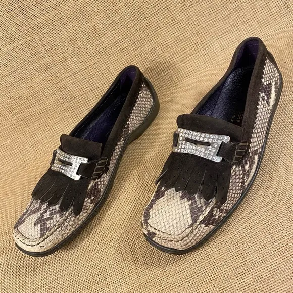 Donald J Pliner Loafers animal print women’s 7.5