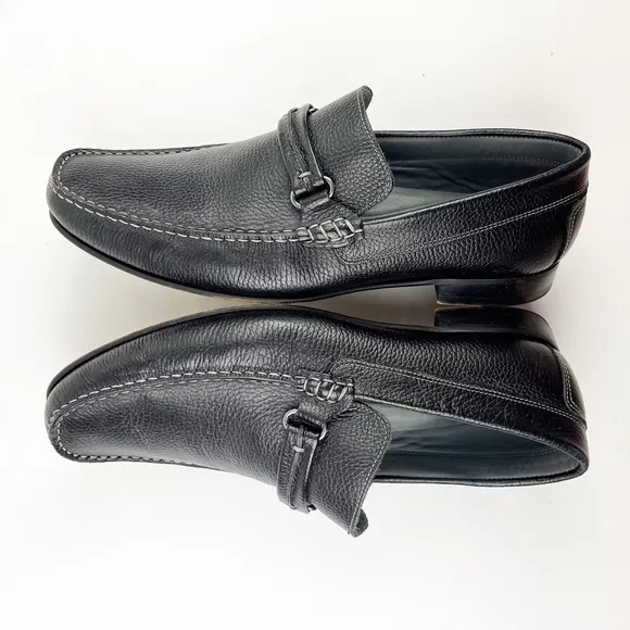 Donald Pliner Donnie Leather Slip On Loafers Size 13