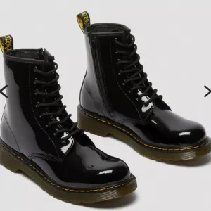 Dr. Martens 1460Y Patent Leather Lace Up Boots