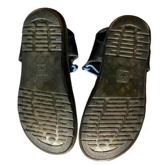 Dr. Martens Balfour Women's Z-Strap Black/Blue Air Wair cushioned sole Sandals