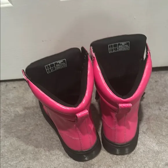 Dr. Martens Pink High-Top Boots
