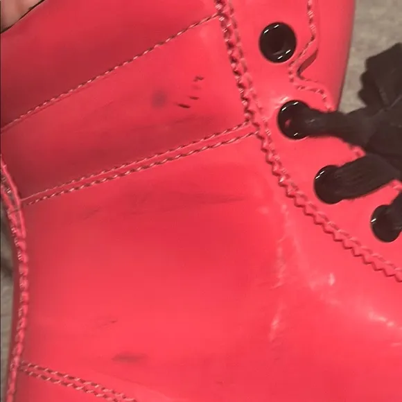 Dr. Martens Pink High-Top Boots
