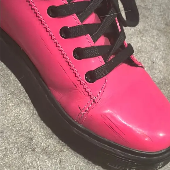 Dr. Martens Pink High-Top Boots