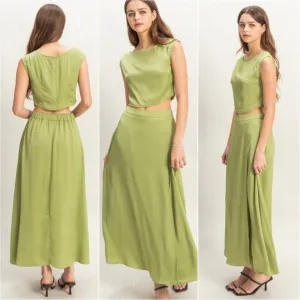 Dream In Matcha Maxi Set