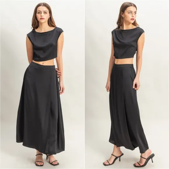 Dream In Onyx Maxi Set