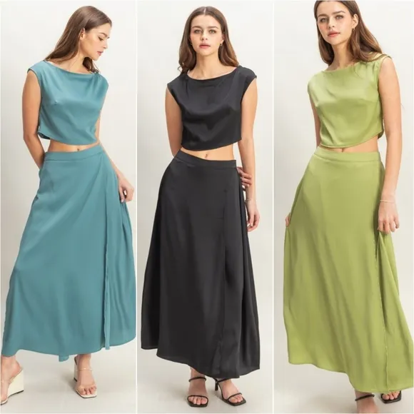 Dream In Onyx Maxi Set