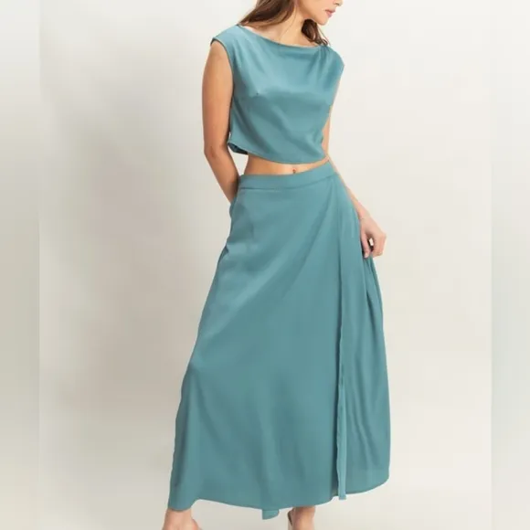 Dream In Slate Maxi Set
