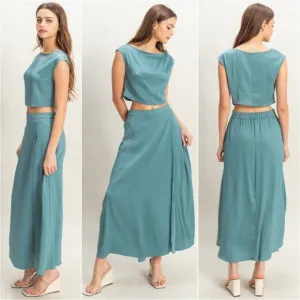 Dream In Slate Maxi Set