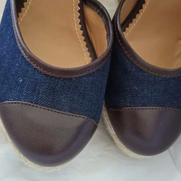 DSQUARED2 Blue and Brown Espadrilles Casual Comfort