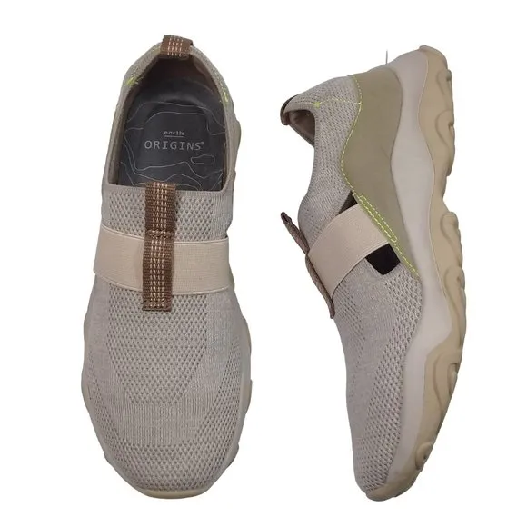 Earth Origins Women's Tanvi Knit Trail Slip-On Walking Sneakers Size 8M