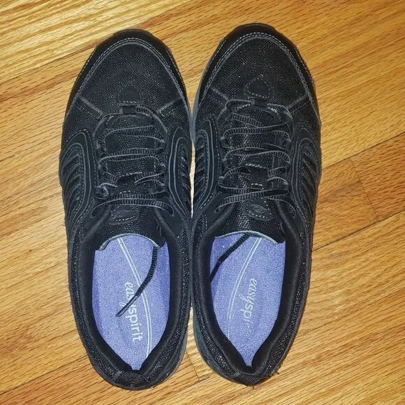 Easy Spirit Trail Hike Black Sneakers