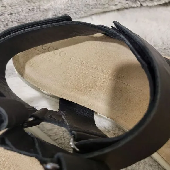 Ecco Corksphere strap sandals, size 41/10