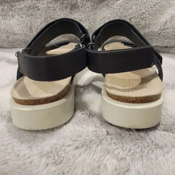 Ecco Corksphere strap sandals, size 41/10