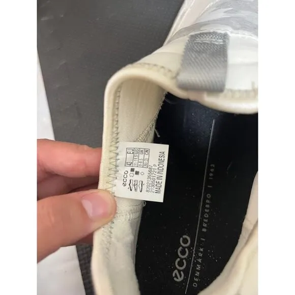 Ecco Sport MX Low Womens Size 42 EU (11-11.5 US) White Camo Sneakers Trail