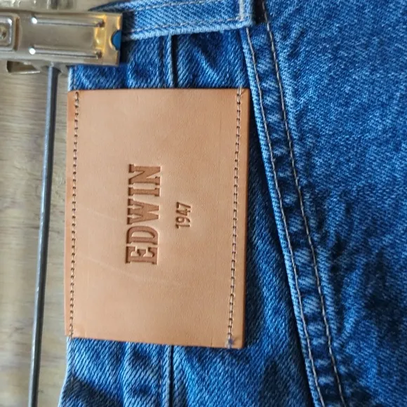 EDWIN 1947 Anderson Ankle Relaxed High Rise Jeans Medium Wash Aberdeen size 27