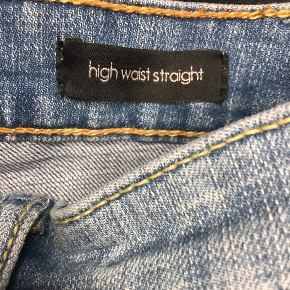 Ella Moss High-waist Straight Cropped Jeans