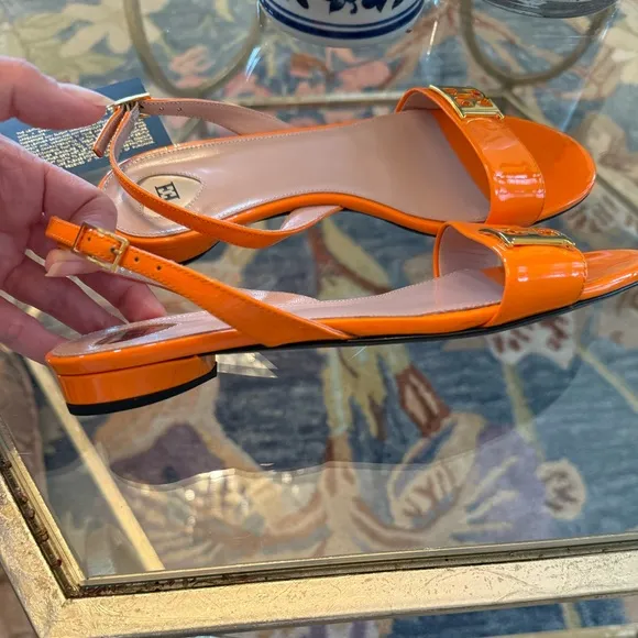 Escada Orange Sandals Vibrant Summer Style