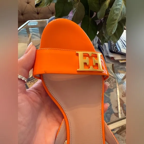 Escada Orange Sandals Vibrant Summer Style