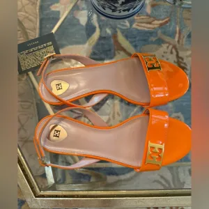 Escada Orange Sandals Vibrant Summer Style