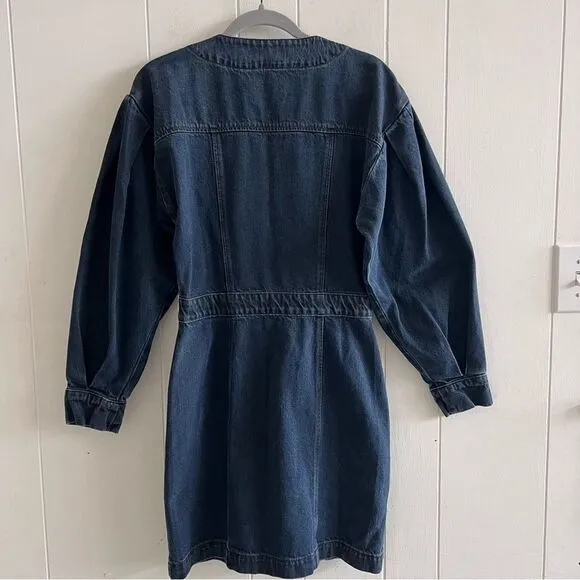 Etica The Mira Denim Wrap Dress NWT