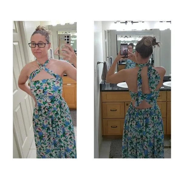 EUC Ganni Printed Cotton Dress