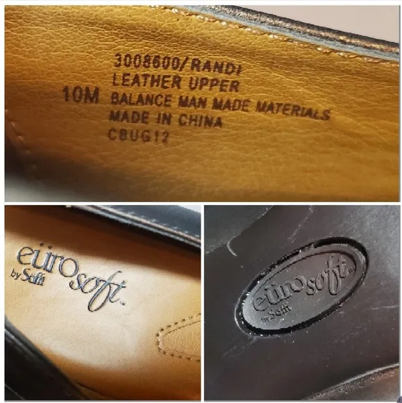 Eurosoft by Sofft Leather Metallic Randi Loafers