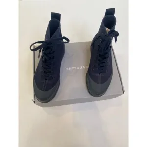Everlane Black High Top Lace Up Canvas Utility Boot Sneaker NIB Sz 6.5 Deadstock