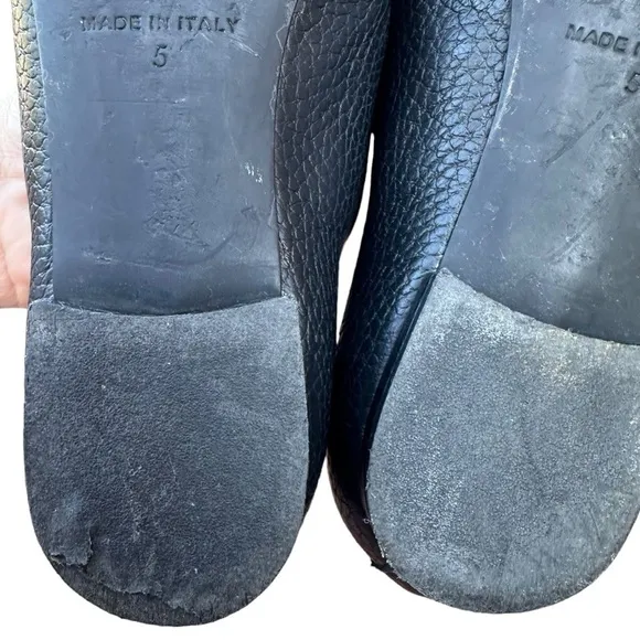 EVERLANE BLACK THE BOSS FLATS SIZE 5