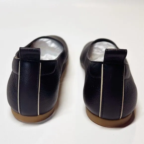 Everlane Day Glove Italian Leather Ballet Flat Shoes in Black Size 6 New