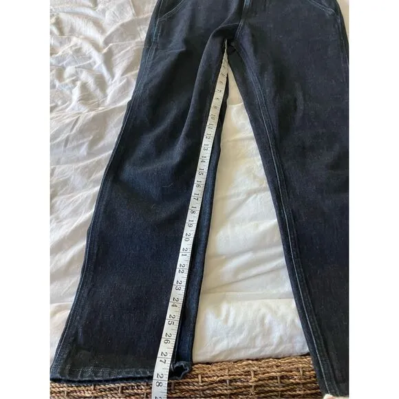EVERLANE Slim Fit Carpenter Jeans Organic Cotton Dark Wash Size 32x30